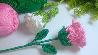 Flores tejidas a crochet tutorial completo [upl. by Jorey]