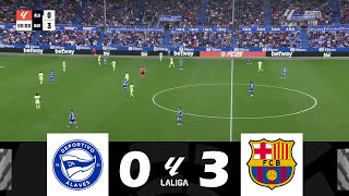 Deportivo Alavés vs FC Barcelona 03  LaLiga 202425  Match Highlights [upl. by Ahsenre]