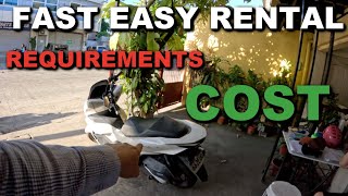 How To Rent A Motorbike Scooter in Dumaguete Philippines 1 Retirement City In Asia [upl. by Birkle]