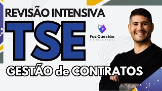 REVISÃO TSE  GESTÃO de CONTRATOS [upl. by Farrar]