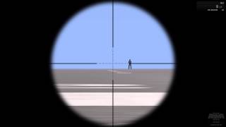 Sniping basics Finding the distance and adjusting the scope height [upl. by Fulbright]