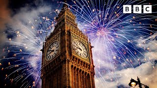 Happy New Year Live 🎆 London Fireworks 2022 🔴 BBC [upl. by Rimahs]