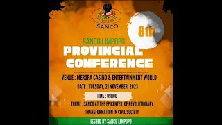 8th SANCO Limpopo Provincial Conference [upl. by Cia]