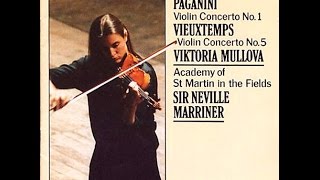 Viktoria Mullova  Paganini 1  Vieuxtemps 5 [upl. by Iago]