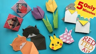 Best 5 Minute Crafts  5 Quick amp Easy Origami Projects  Easy Origami DIYs [upl. by Bride]