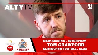 TOM CRAWFORD  Player Interview June 2024  Altrincham FC [upl. by Bebe140]