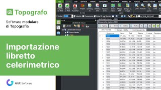 Topografo  Modulo T Importazione libretto celerimetrico [upl. by Adnomar]