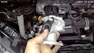 Toyota Corolla fielder hybrid Car engine low acceleration fault P0400 EGR value cleaning and check [upl. by Peltz]