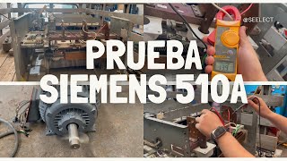 Prueba de Variador SIEMENS SIMOVERT VC MASTER DRIVE 6SE70351EK60Z [upl. by Dunn]