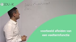 Afgeleide berekenen van een veeltermfunctie  voorbeeld tips amp trics  Eduvik [upl. by De Witt]