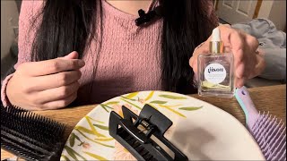 No talking ASMR  brushing my hair [upl. by Leila]