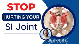 Sacroiliac SI Joint Pain Relief Exercises  Stretches To Avoid [upl. by Aiouqes]