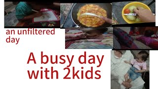 A full day in my life with 2 daughters llspend a day with me morning to night bhindi tidey [upl. by Gmur128]