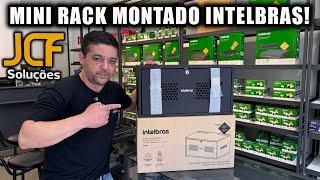 MINI RACK MONTADO INTELBRAS  JCF SOLUÇÕES SANTA IFIGÊNIA [upl. by Garret]