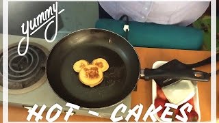 Cómo hacer DELICIOSOS HOT CAKES con FIGURAS [upl. by Bezanson]