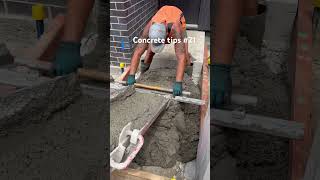 Concrete tips 21 construction concrete pouringconcrete asmrsounds concreteking [upl. by Annayr]