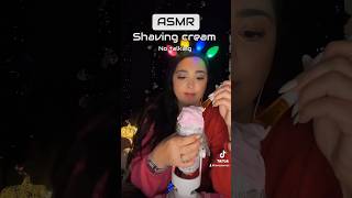 ASMR shaving cream relax relaxingtriggers asmrsounds asmr relaxing asmrtriggers tingles [upl. by Aoht]