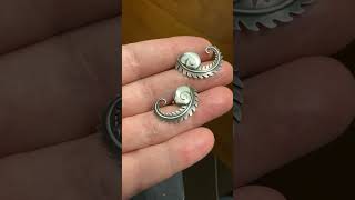 Georg Jensen silver ear climbers post1945 – for sale at karendeakinantiquescom [upl. by Zapot]