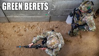 US Army Green Berets teach Close Quarter Battle tactics [upl. by Mw310]