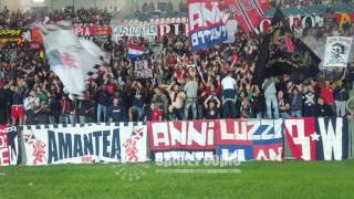 Cosenza quotLe bandiere sventolerannoquot ed altri cori della Tribuna vs Francavilla Lega Pro 201617 [upl. by Nies]