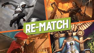 REMATCH Altair Eivor Cleopatra Leonardo da Vinci  Assassins Creed Commander Gameplay [upl. by Solnit744]