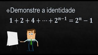 INDUÇÃO MATEMÁTICA PROVANDO A IDENTIDADE 1242n12n 1 [upl. by Cadal]