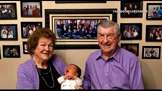 Couple welcomes 100th grandchild [upl. by Nonnairb]