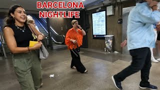 HOT SUMMER NIGHTLIFE IN BARCELONA SPAIN 2024 [upl. by Nakashima244]