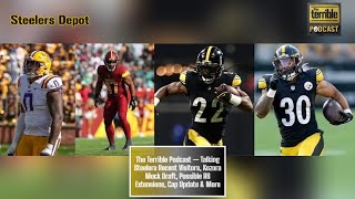 The Terrible Podcast — Talking Steelers Recent Visitors Kozora Mock Draft Possible RB Extensions [upl. by Burgener]