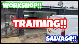 Channel update waffle smart repair training New workshop Salvage [upl. by Strickman919]