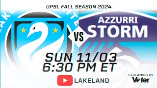 LAKELAND UNITED FC VS AZURRI STORMS SC [upl. by Ainevuol212]