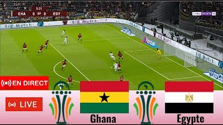 Egypte vs Ghana en direct Coupe dAfrique des Nations Résultat du match Gameplay PC PES 2021 [upl. by Amadis927]