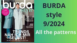 Burda 92024 full review NEW Burda Style All the patterns burdastyle sewingmagazine newburda [upl. by Arman]