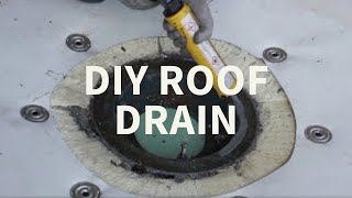 How to Install a Roof Drain [upl. by Latsyek384]