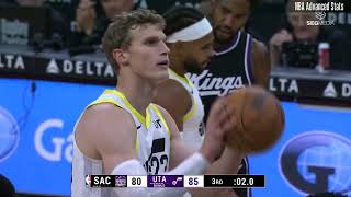 Lauri Markkanen 21 pts 4 reb 1 blk vs Sacramento Kings  20241015 [upl. by Celin254]