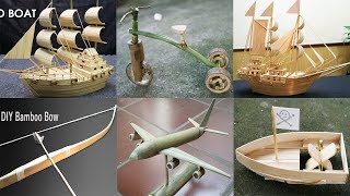 Top 9 Creative Ideas with Bamboo  Bamboo Craft [upl. by Elfrida]