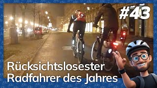 🚴‍♂️ Rücksichtslosester Radfahrer des Jahres Rotlichverstöße und … – Dashcam Berlin Cycling Diary [upl. by Aneerhs]