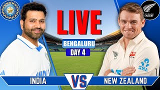 India vs New Zealand 1st Test Day 4  IND vs NZ Live Match Score amp Commentary  Day 4Session 3 [upl. by Edecrem]