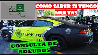 COMO saber si tengo quotINFRACCIONES DE TRANSITOquot en la CDMX 2023 [upl. by Iggam]