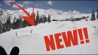 Arapahoe Basin Opens New Pump Park  Day 66 Season 2  Colorado Snowboarding [upl. by Luemas641]