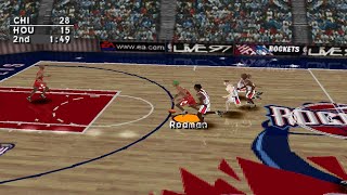 NBA Live 97 PS1 Gameplay [upl. by Fremont]