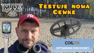 Poszukiwania z xterra elite  unboxing i pierwsze testy cewki Coiltek 10x5 od MTZ wykrywacze [upl. by Gingras524]