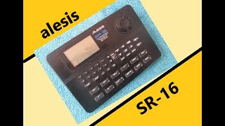 Alesis sr16 new pattern sounds [upl. by Normand824]