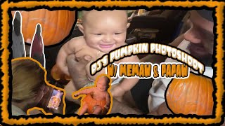 D3 amp Me Pumpkin Photoshoot Fun with Memaw amp Papaw 🎃🍁 [upl. by Naimaj288]