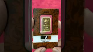 10 gram 24K Gold Bar Unboxing Bangalore Refinery shorts [upl. by Dyson203]