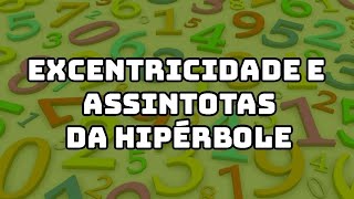 CÃLCULO DA EXCENTRICIDADE DA ELIPSE O CENTRO OS EIXOS E A DISTÃ‚NCIA FOCAL [upl. by Althee614]