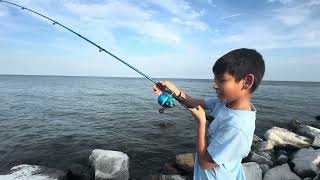 Ah Fishing🎣🐠😊 Sabine Lake Texas USA [upl. by Notnel563]