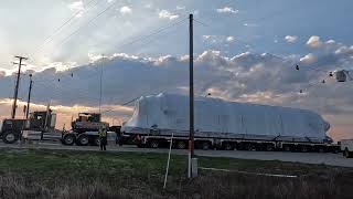 20240329 Superload Number 3 leaves Fairgrounds Road in Ross County [upl. by Alig]