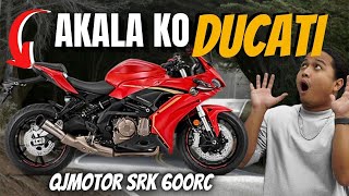 Pulang Pula Ang Ganda Akala ko Ducati QJMOTOR SRK 600RC [upl. by Kevin]