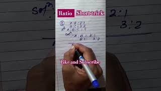 Ratio Ratio Short trick [upl. by Merissa]